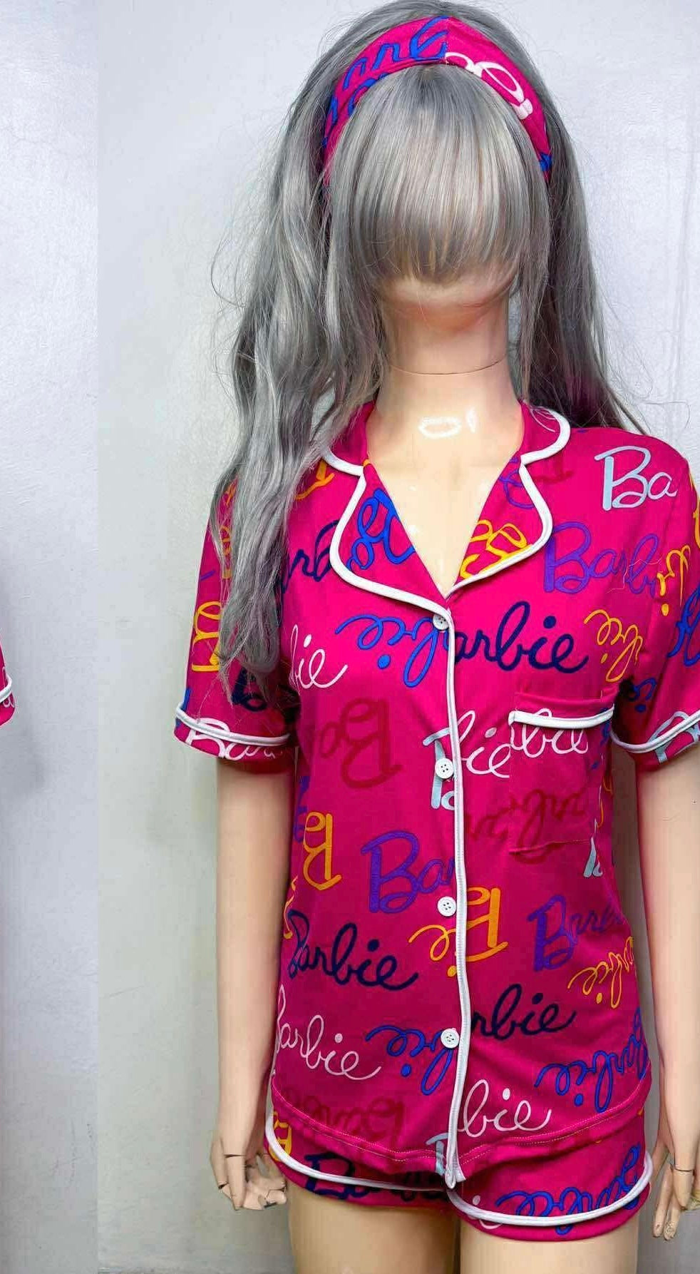 Barbie Pink Pajama Set + headband